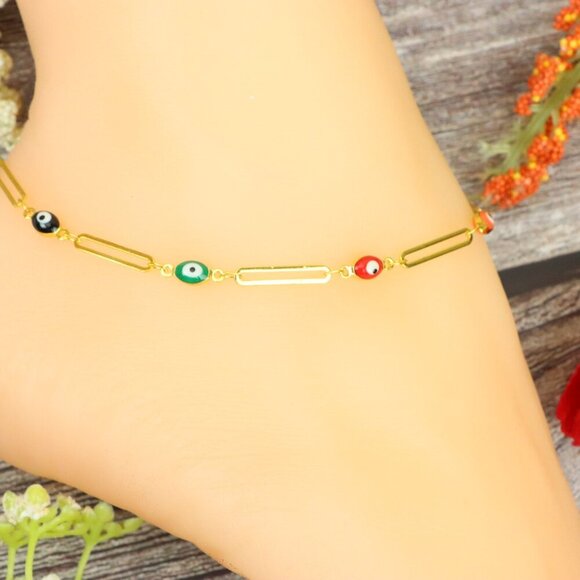 "Elegant Handmade Anklet – Delicate Jewelry for Women, MAR091475 - Picture 8 of 10